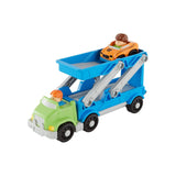 Coche Remolque Rampa de Carreras 2en1 Little People Fisher Price