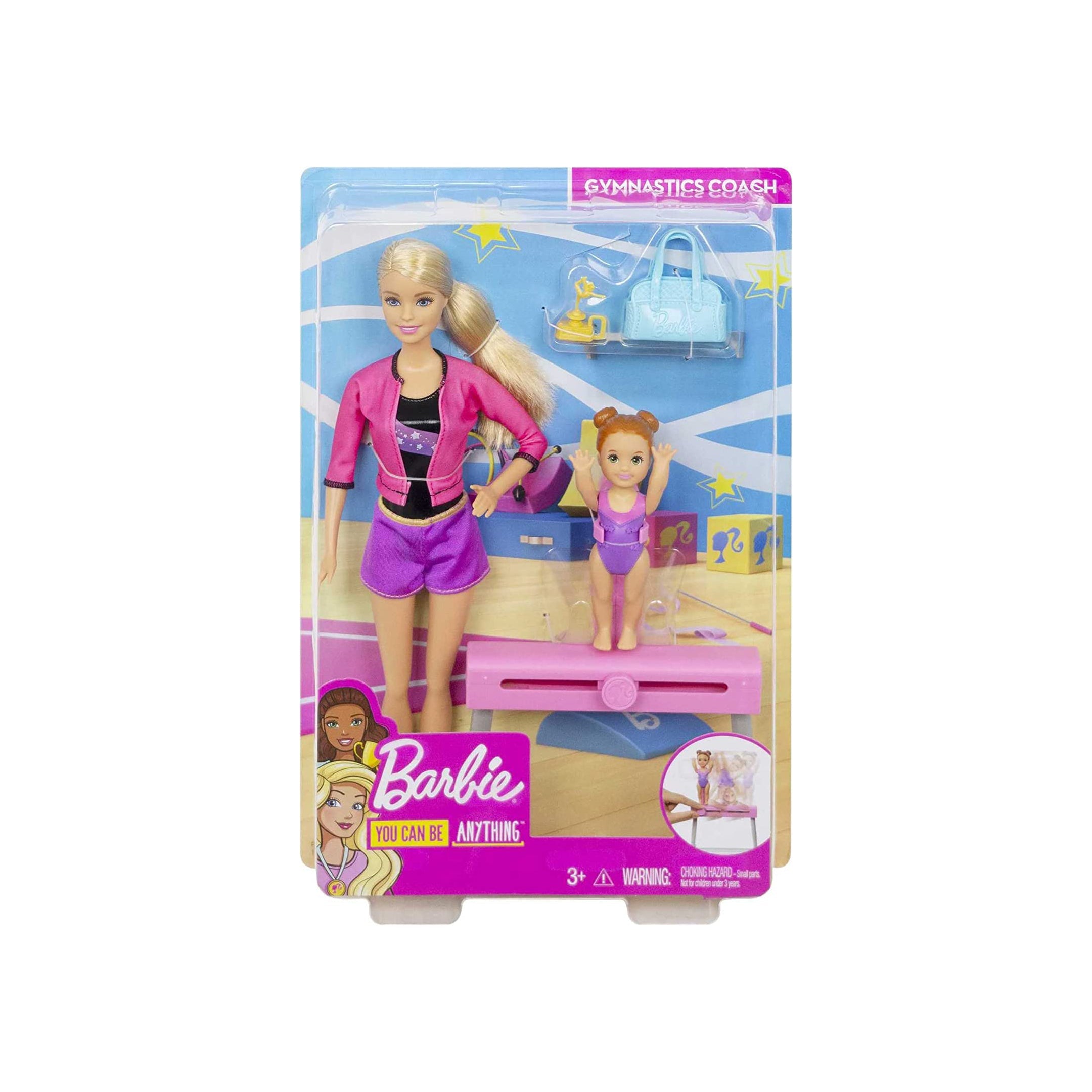 Barbie entrenadora store de gimnasia